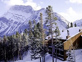 Exterior view of Douglas Fir Resort & Chalets.