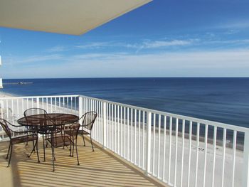 Vacation rental balcony at Young's Suncoast.