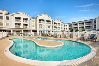 Outdoor pool at Hampton Inn & Suites Outer Banks/Corolla.
