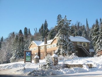 Exterior view of Cascade Lodge.