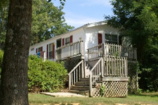 Cottage Exterior at Malcolm Creek Resort & Marina