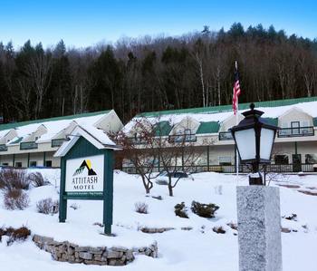 Exterior view of Attitash Marketplace Motel.