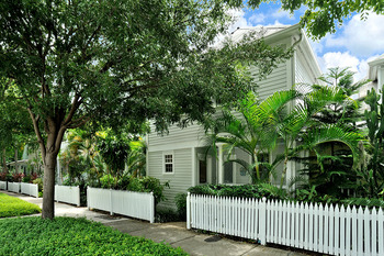 Vacation rental exterior at Shipyard Palms.