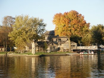 Exterior view of The Lighthouse Lodge.