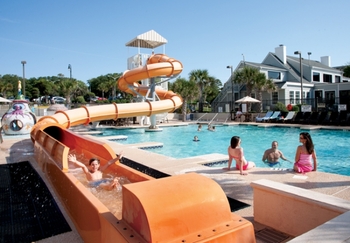Water slide at Caribbean Resort & Villas.