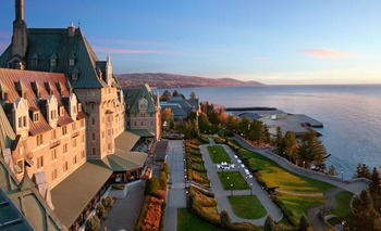 Exterior view of Fairmont Le Manoir Richelieu.