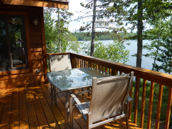 Escape to The Point Cabin for lakefront views in three directions, east, west, and south...spectacular!