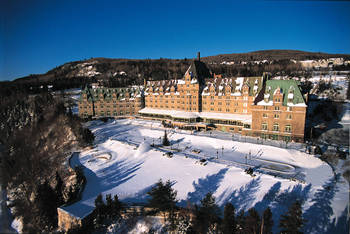 Exterior view of Fairmont Le Manoir Richelieu.