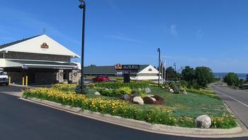 Exterior view of @ Michigan Inn and Lodge.