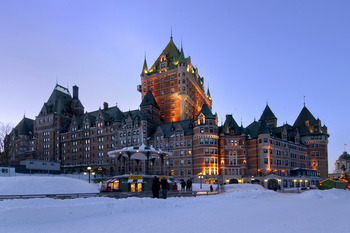 Exterior view of Fairmont Le Chateau Frontenac.