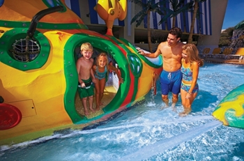 Kiddie pool at Compass Cove Resort.