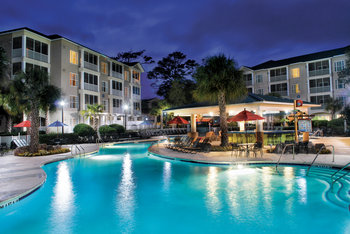 Outdoor pool at Holiday Inn Club Vacations South Beach Resort.