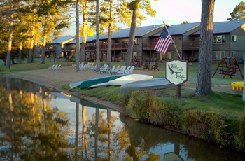 Exterior view of Wild Eagle Lodge.